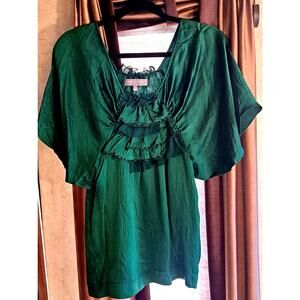 MM Couture by Miss Me 100% Silk Blouse